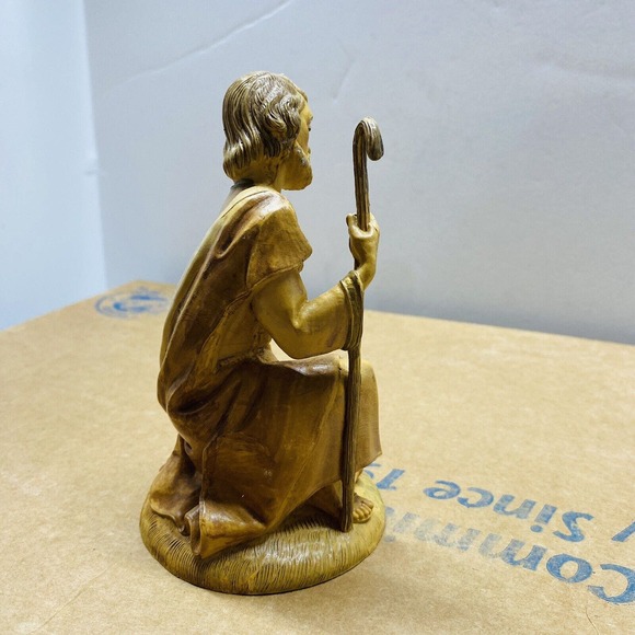 Fontanini Joseph Nativity figurine replacement Italy 100/3 Vtg decor Collect Pic - Picture 5 of 8